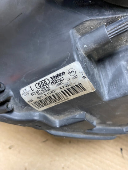 2008 to 2012 Audi A5 S5 Left Driver LH Side Halogen Headlight AD3853 DW9
