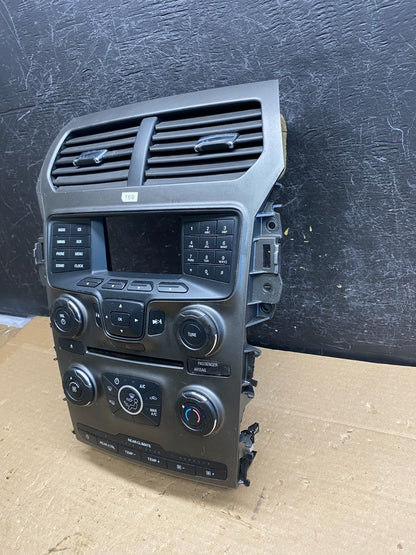 2014 2015 Ford Explorer Radio Climate Control Trim Bezel Panel AG8426 DG3