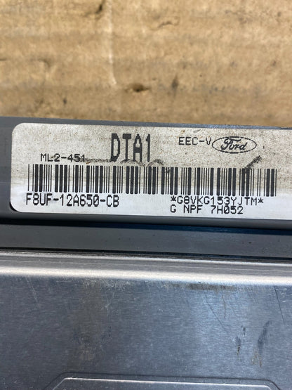 1998 Ford E150 4.2L Engine Control Module Computer ECM ECU AD9844 DG2