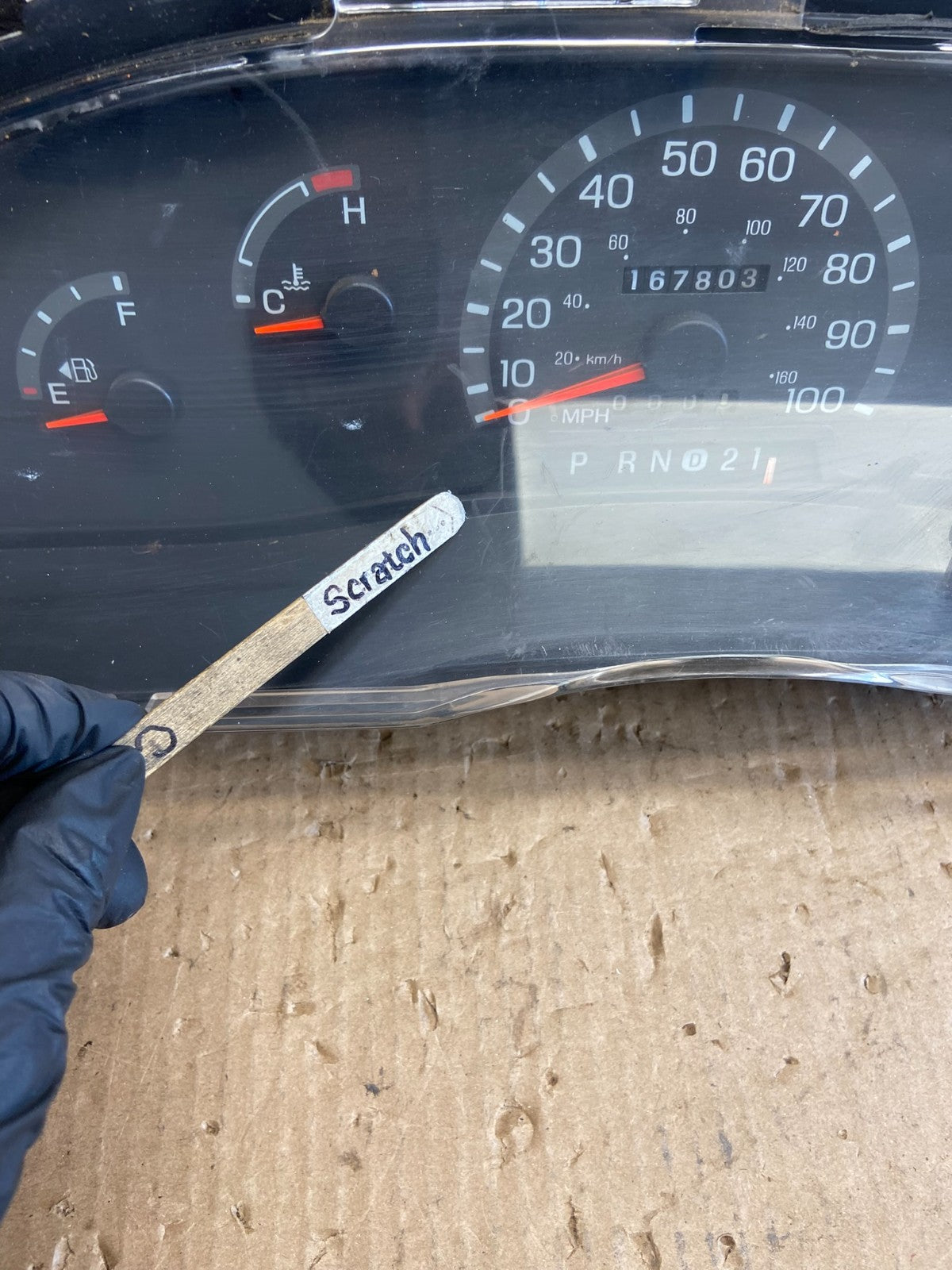 1999 Ford E250 E350 E450 VAN Speedometer Instrument Cluster ae4135 DG1