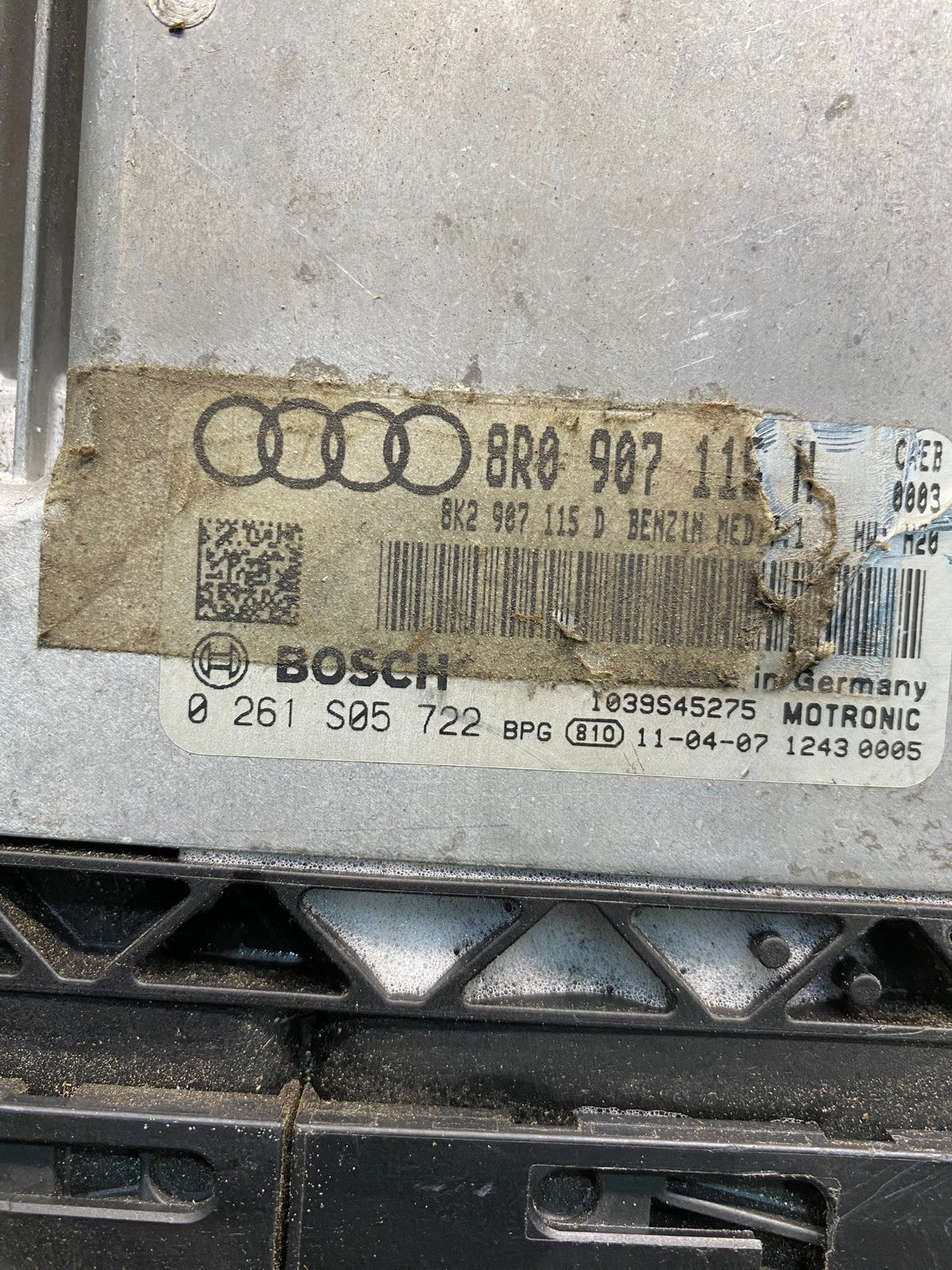 2012 Audi Q5 Engine Control Module Computer ECU ECM 8R0907115ad3437 DG2