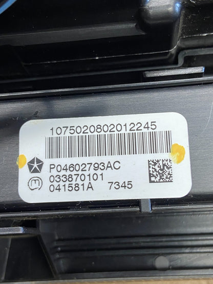 2008 to 2010 Jeep Grand Cherokee Center A/C Heater Climate Control AH3600 DG5