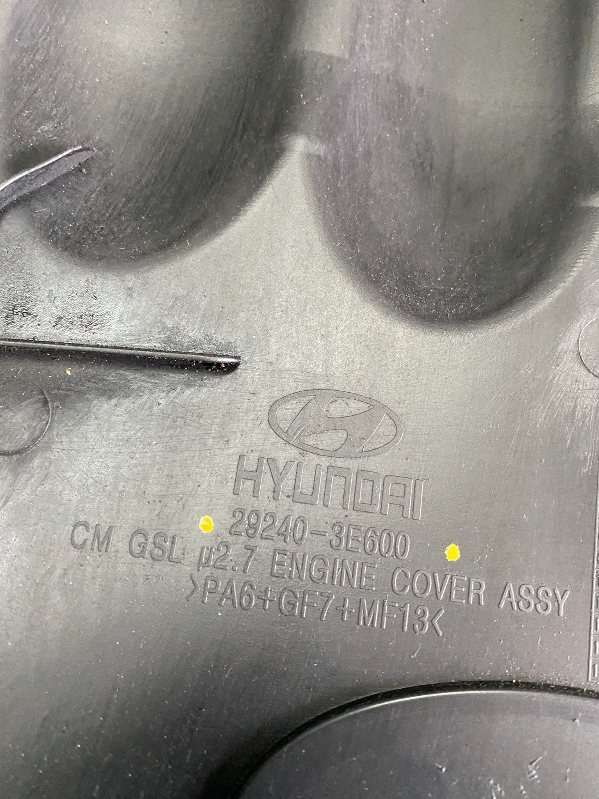 2005 - 2006 Hyundai Santa Fe V6 Engine Motor Cover OEM p5827 DG8