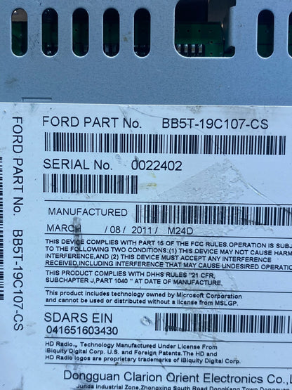 2011 2015 Ford Explorer Audio Equipment Radio Receiver AM FM CD AF3850 DW6