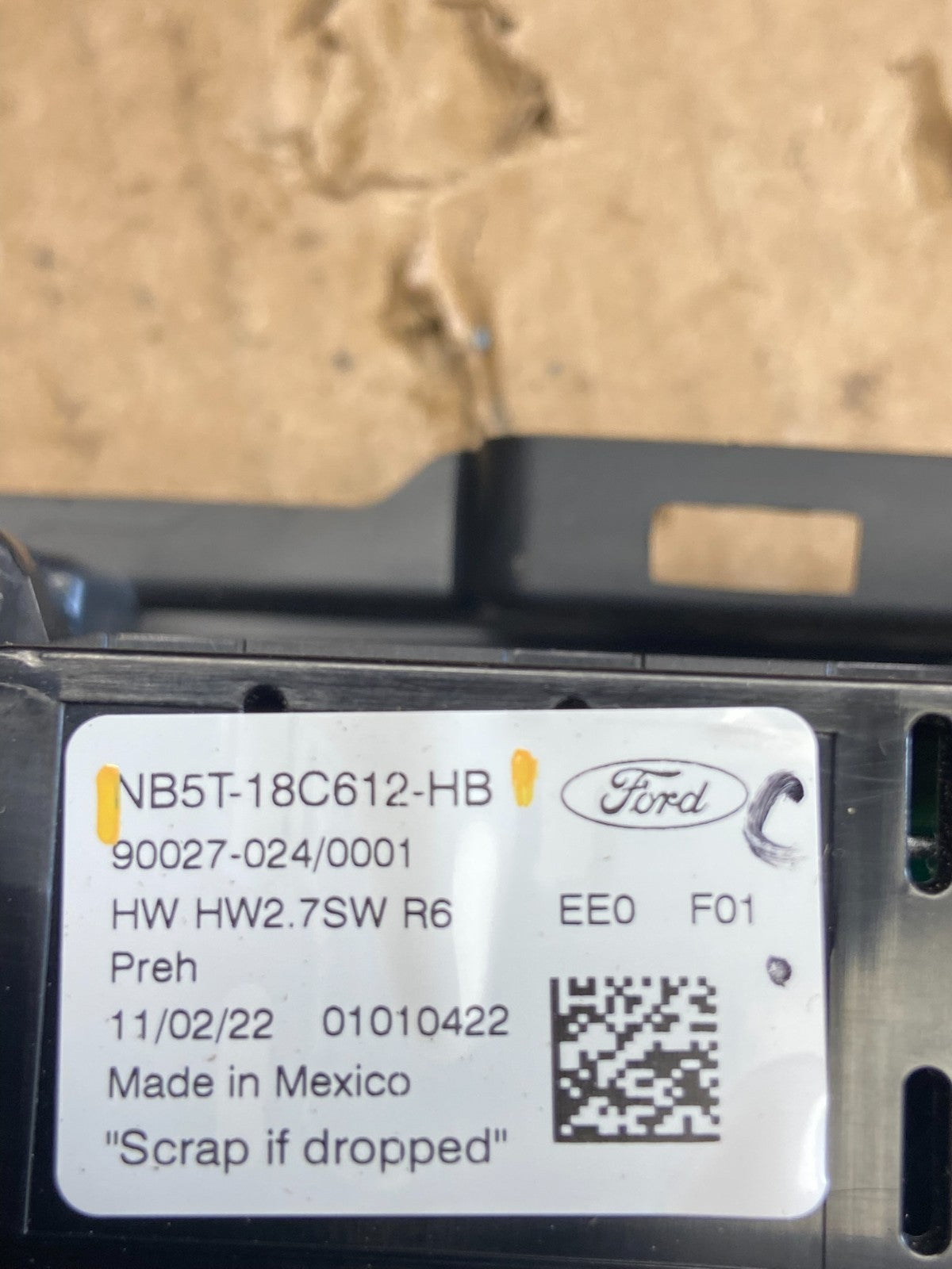 2020 to 2023 Ford Explorer A/C Heater Climate Control Panel AD2261 DG5