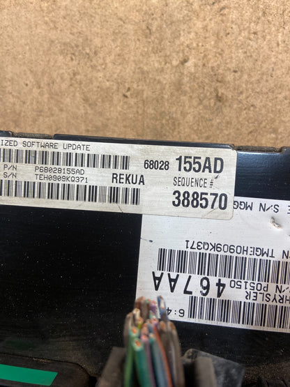 2009 to 2010 Jeep Grand Cherokee Computer Engine Control ECU ECM Z8616 DG4
