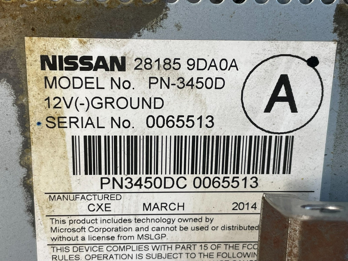 2012 2013 2014 Nissan Maxima Radio Audio Panel Control Bezel Trim AI0491 DW8