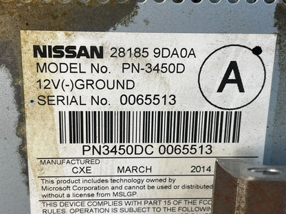 2012 2013 2014 Nissan Maxima Radio Audio Panel Control Bezel Trim AI0491 DW8