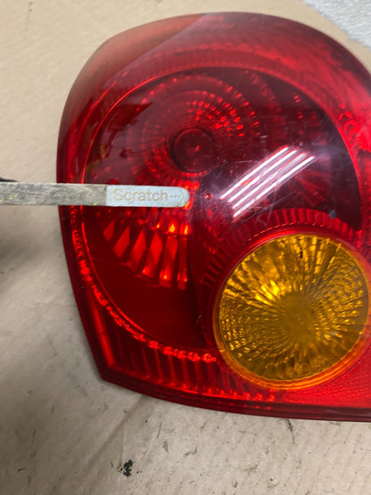 2003 to 2005 Toyota Corolla Right Passenger RH Side Tail Light Oem W0849 DW3