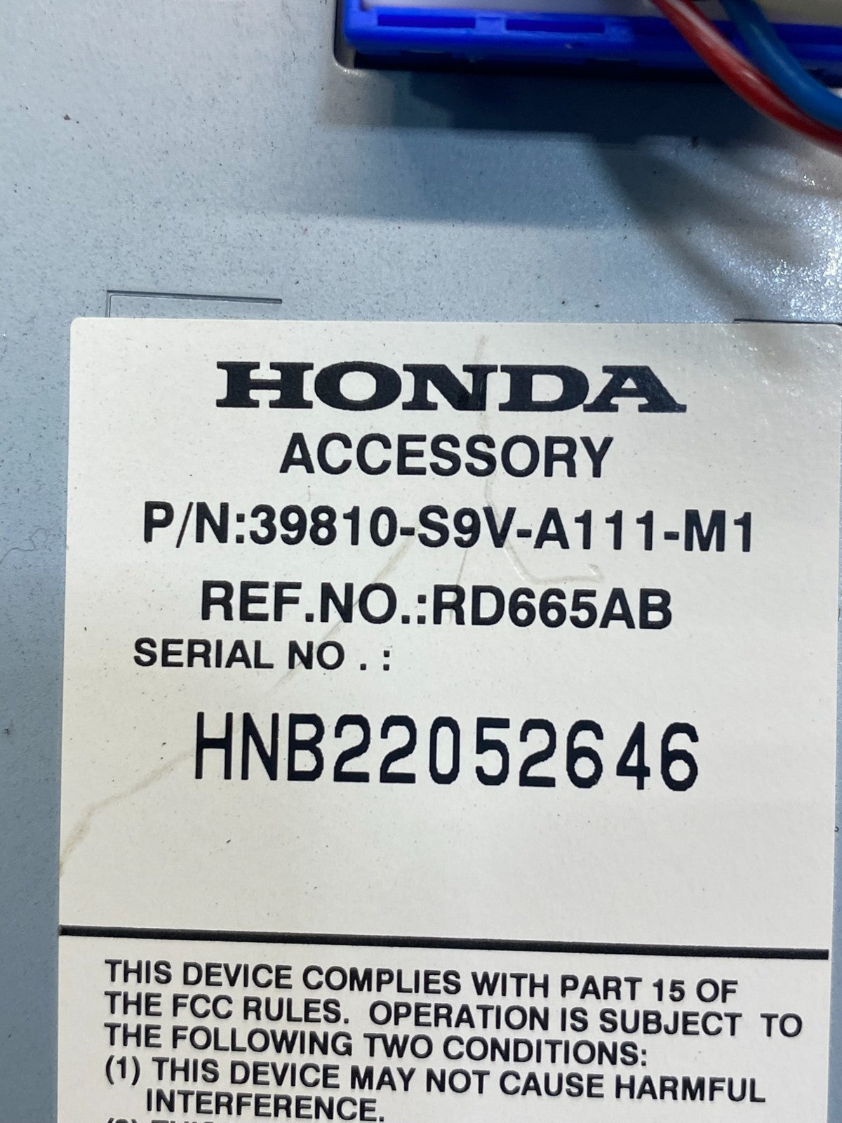 2006-2008 Honda Pilot Center Navigation Radio Screen Display ac6960 DG4