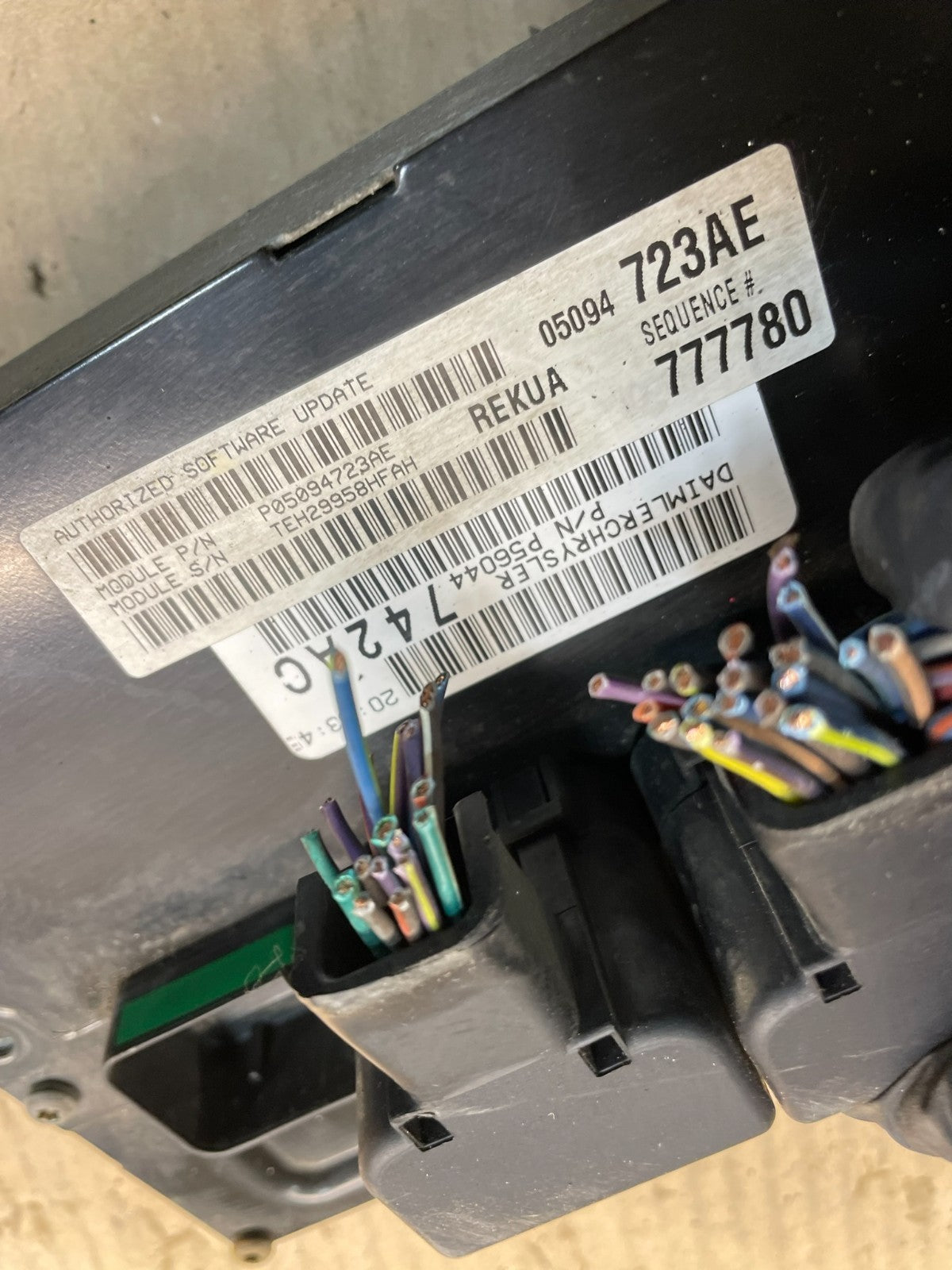 2006  Jeep Commander Grand Cherokee 3.7L Engine Control Module ECU ECM x0507 DG3
