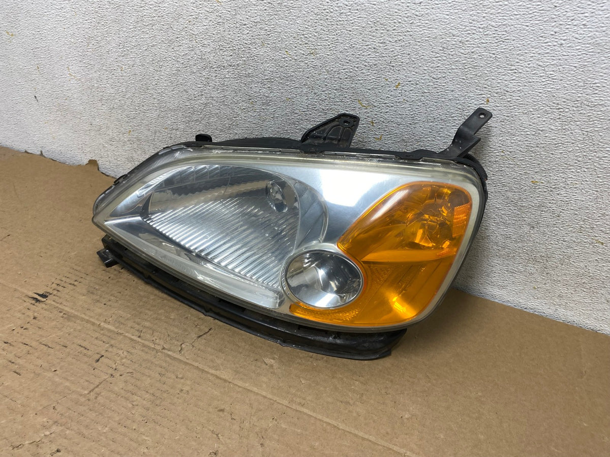 2001 - 2003 Honda Civic Coupe Headlight Halogen Left Driver LH AH8025 LK2