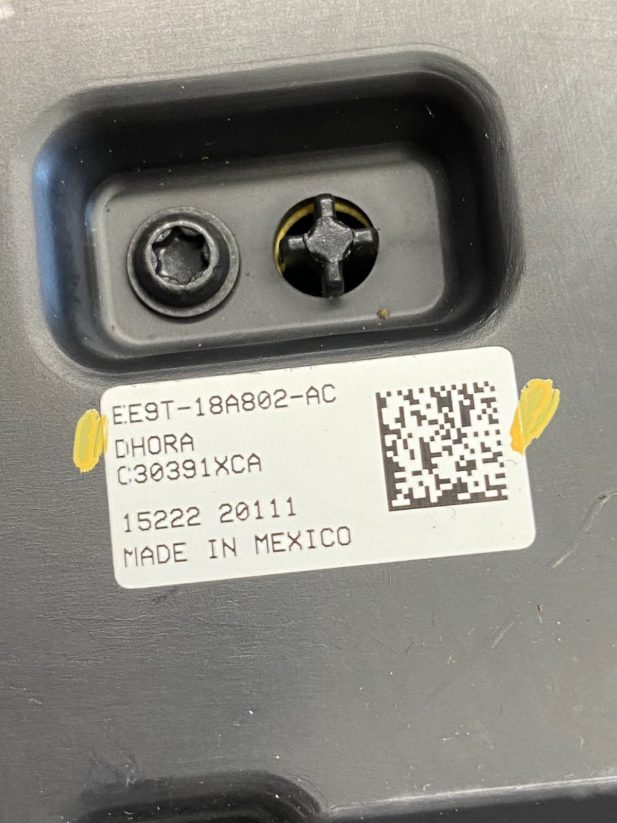 2013 to 2019 Lincoln MKT Radio Dual Climate Control Panel AH3645 DG4