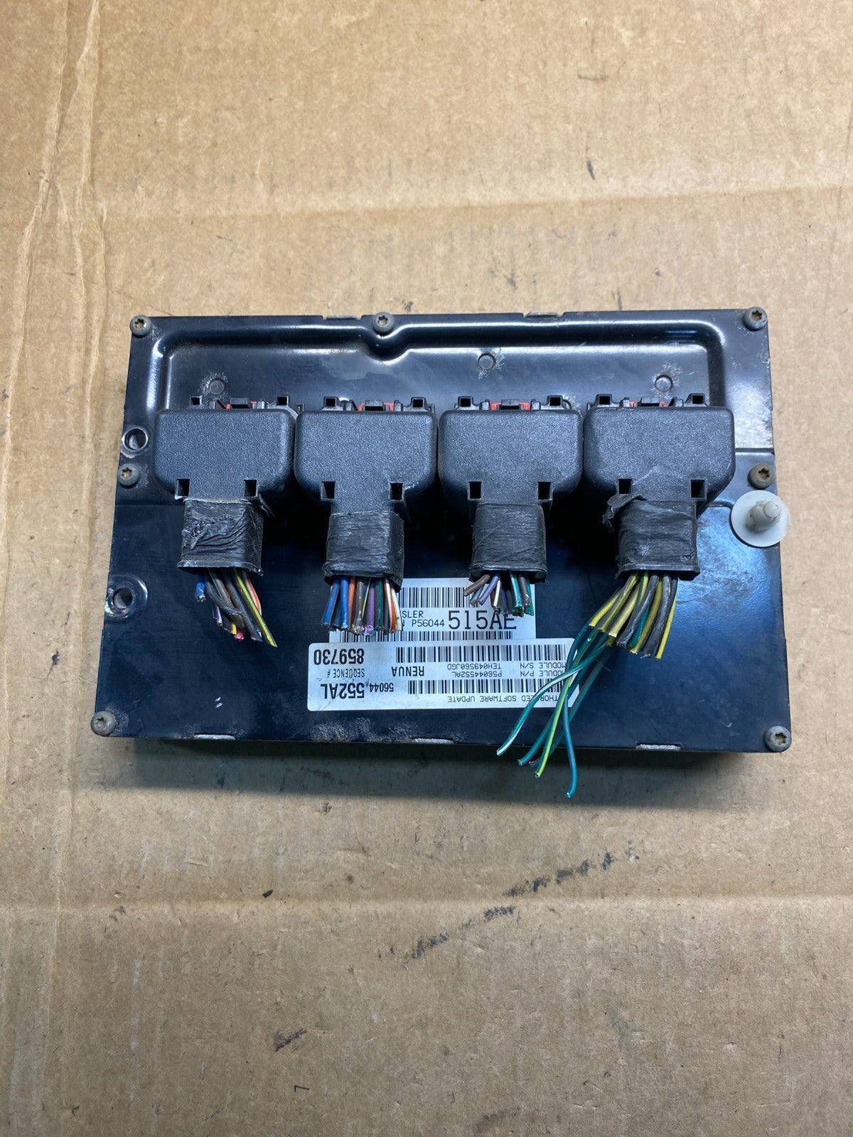 2005 to 2006 Jeep Grand Cherokee 3.7L Ecm Ecu Computer AB3769 DG0