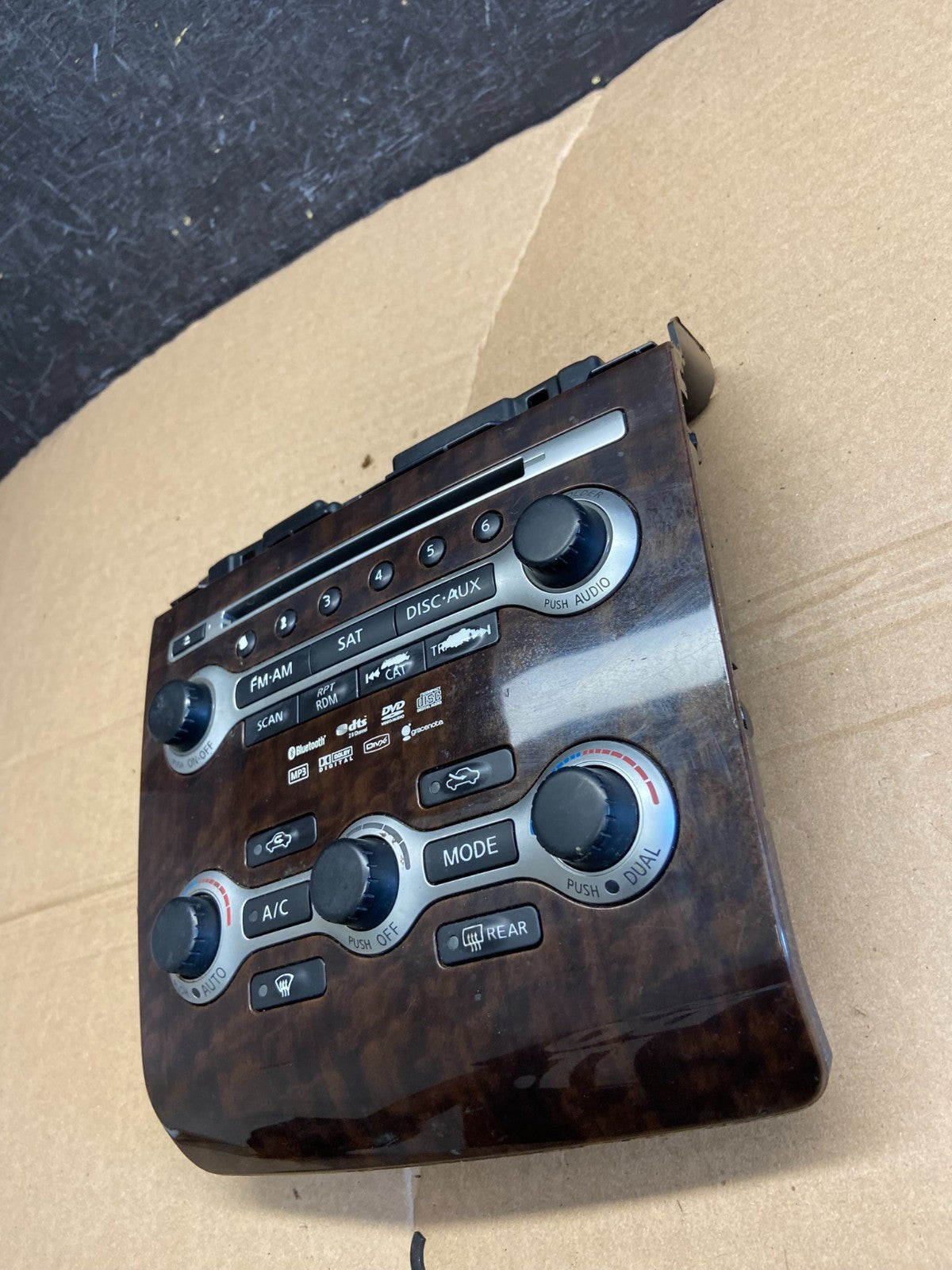 2010-2013 Nissan Maxima Center Console Climate Control Radio Bezel af1776 DG3