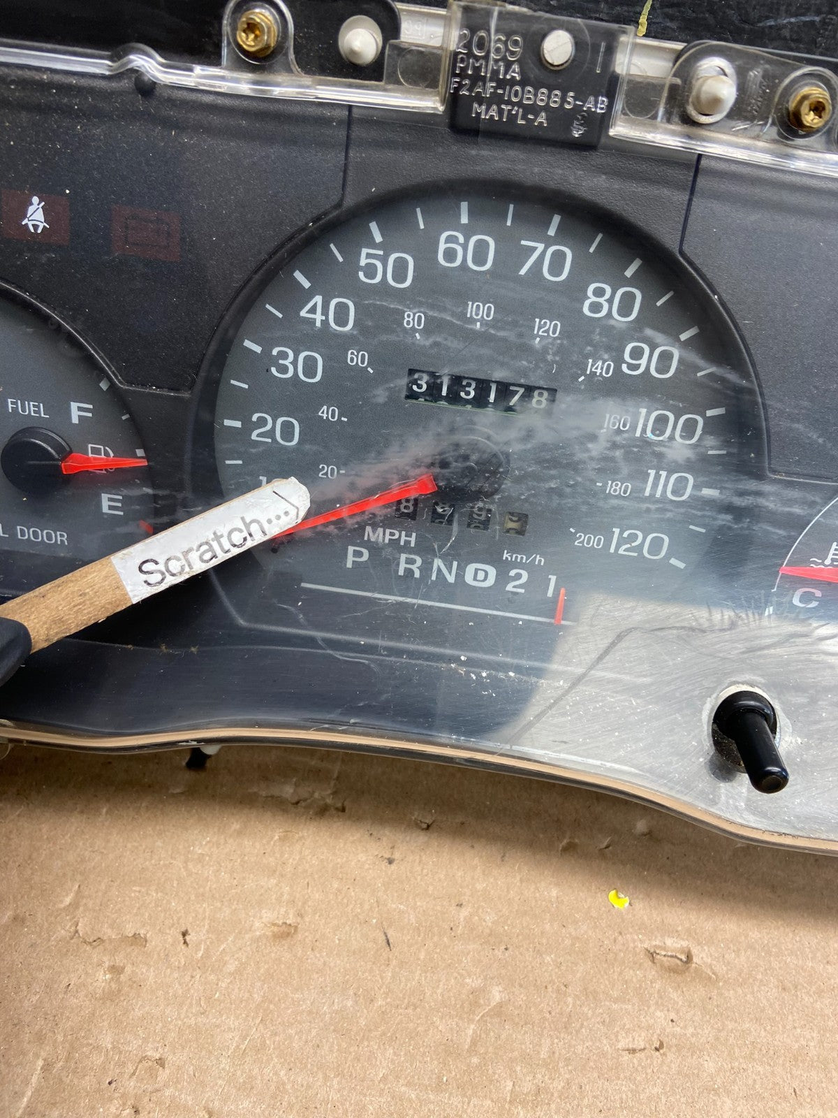 2001 to 2005 Mercury Grand Marquis Speedometer Cluster Gauge AG0291 DG2