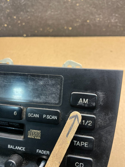 1998 Lexus Es300 Radio Receiver Tape Casette Climate Control OEM W1295 DG3