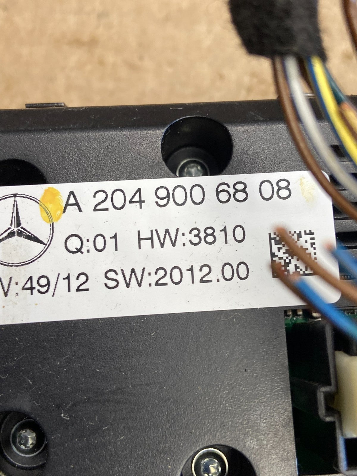 2013 2014 Mercedes C-Class C250, A/C AC Climate Control Panel ah3942 DG4