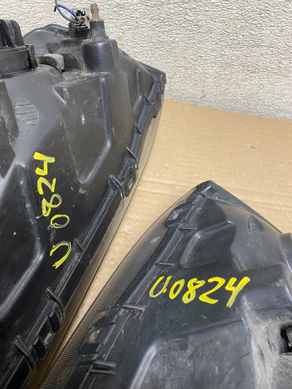 2004 2005 2006 Hyundai Elantra Left+Right Set Halogen Headlights U0824 DW14
