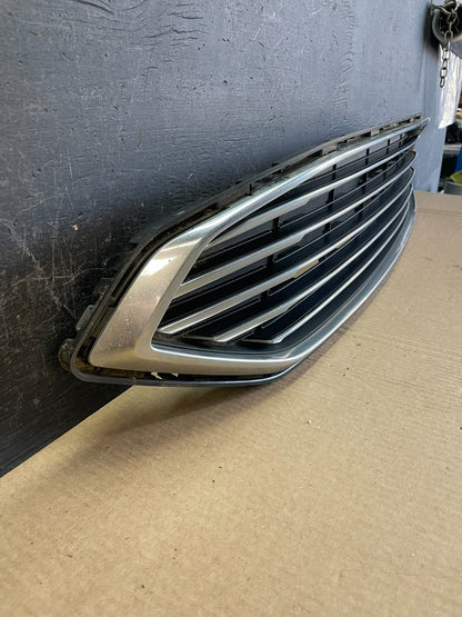 2017 to 2018 Ford Fusion Front Upper Grille Chrome Grill Bumper AF3709 DG2