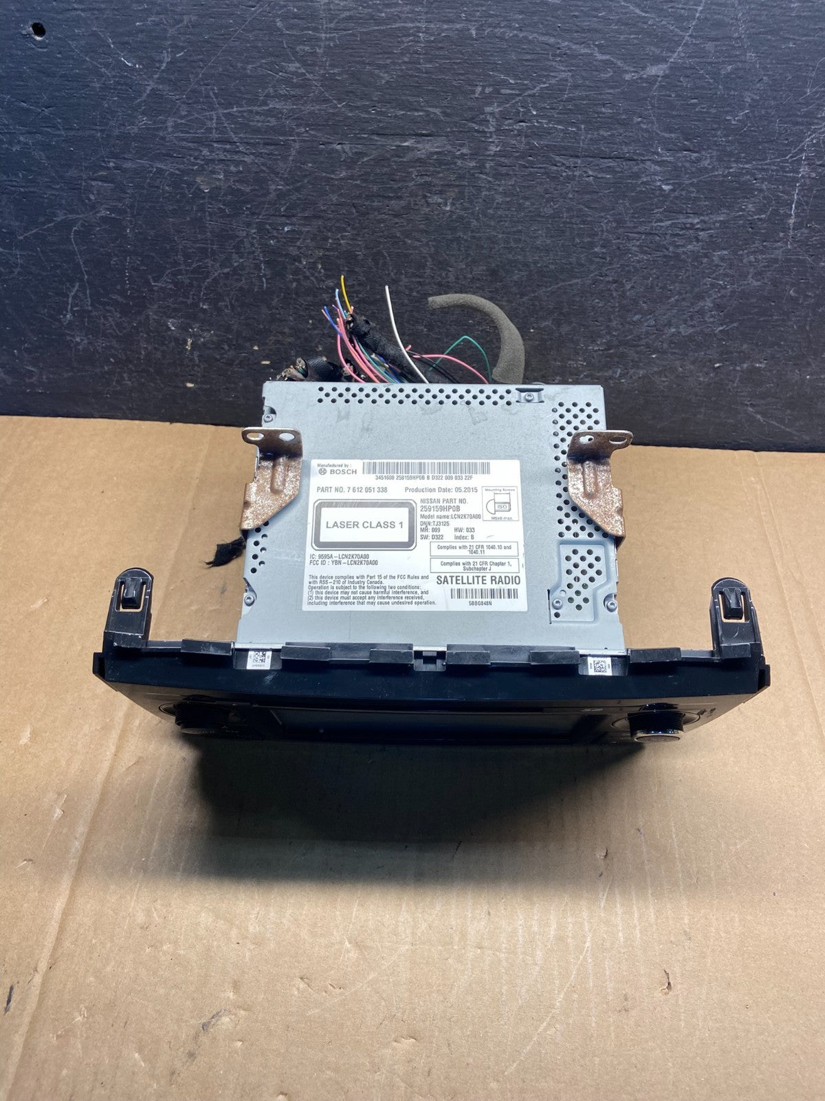 2013 to 2015 Nissan Altima Radio Screen Receiver AM-FM CD Player AF9456 DG3
