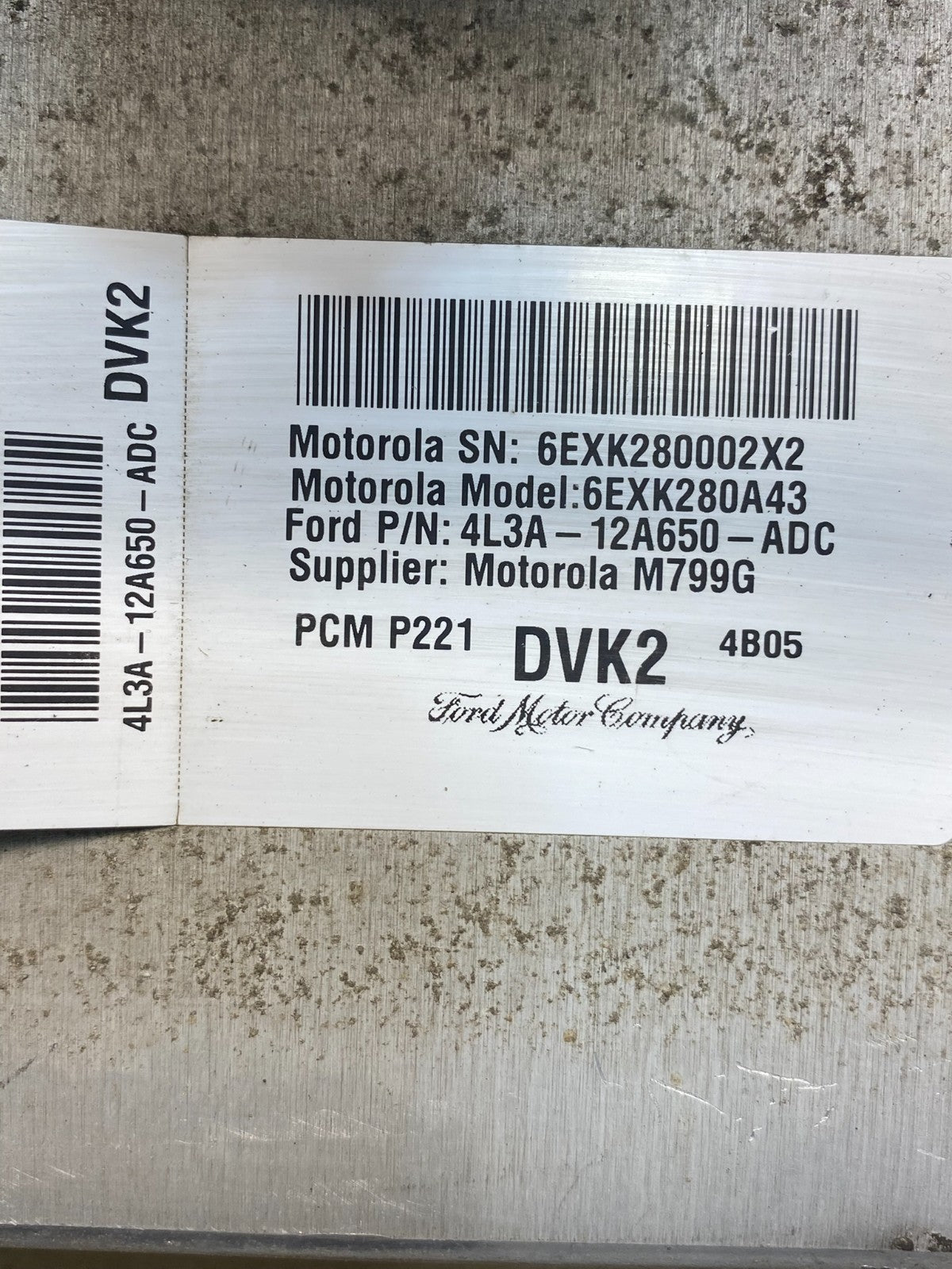 2004 Ford F-150 F150 5.4L Engine Control Unit ECU Computer Module AD7437 DG2