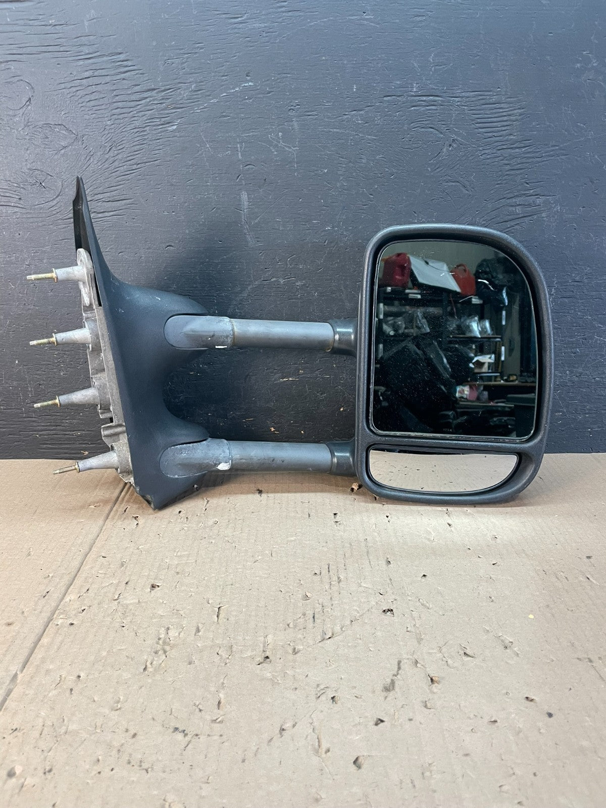 2002-2008 Ford E150 E250 Van Right Passenger Door View Two Arm Mirror AE0721 DG7