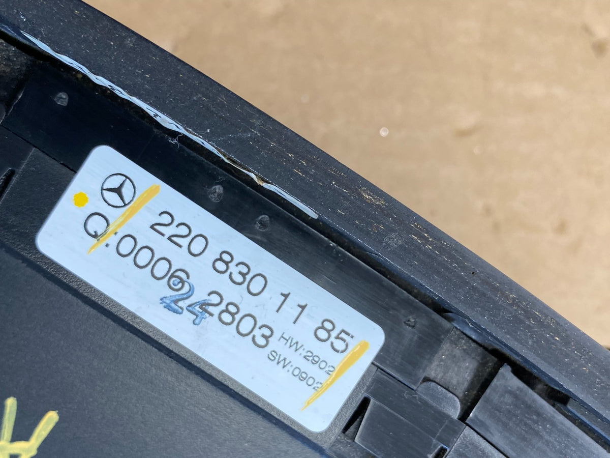 2000-2006 Mercedes S430 S500 W220 AC Heater Climate Control Trim Bezel AI3172 DG5