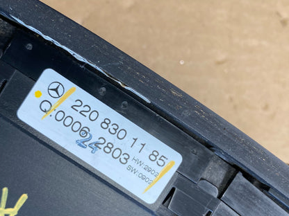 2000-2006 Mercedes S430 S500 W220 AC Heater Climate Control Trim Bezel AI3172 DG5