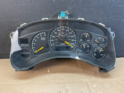 1999 to 2002 Chevrolet Silverado Sierra Cluster Gauge Speedometer ECM AC4940 DG0