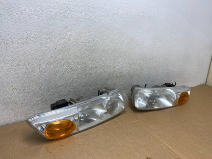 1998 - 2002 Saturn SL SL1 SL2 S Series Left+Right Halogen Headlights AI6894 DW2