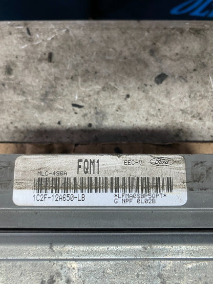 2000 2001 Ford Van E250 5.4L Engine Control Module ECU 1c2f-12a650-lb Q2972 DG3