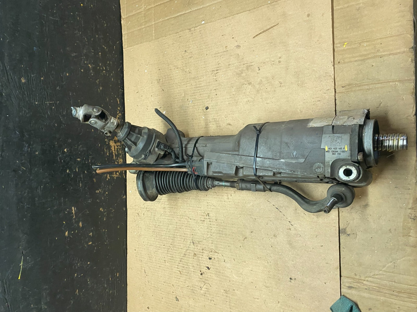 2013 Audi Q5 Electric Power Steering Gear Rack & Pinion Motor & Module T0253 PS2
