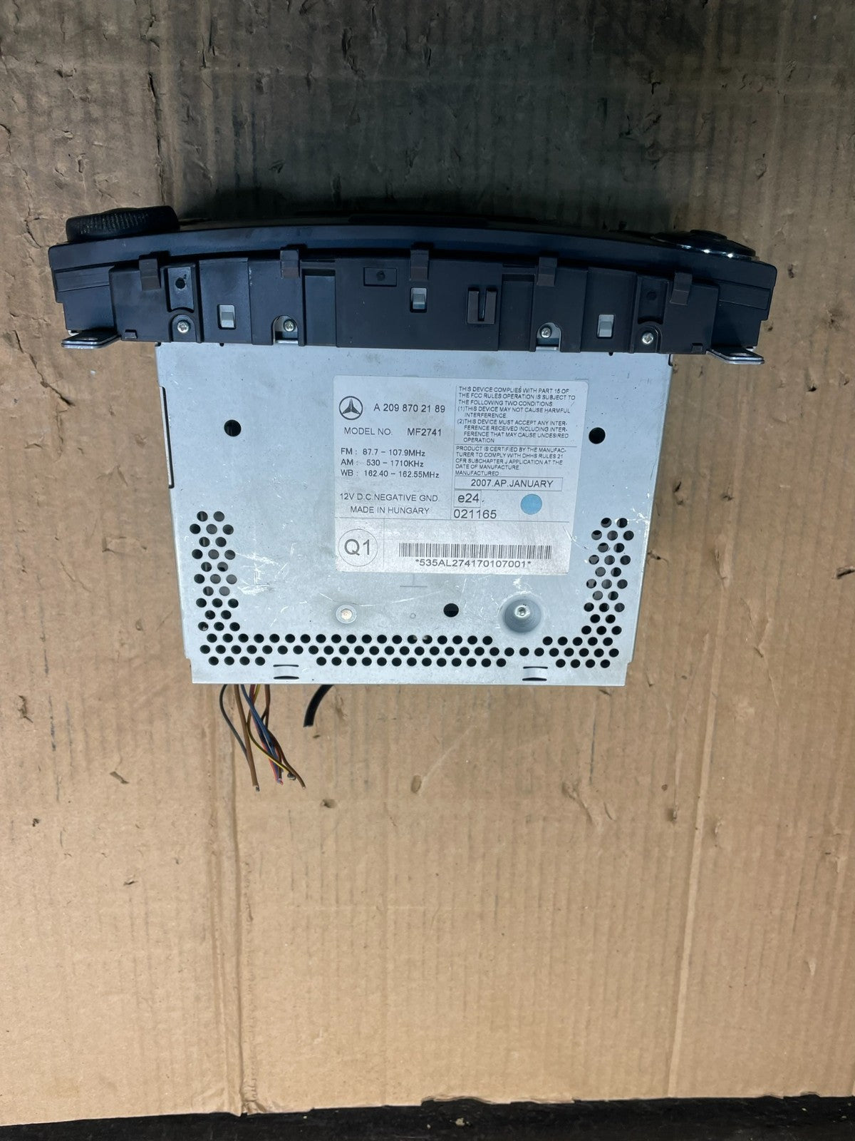 2005-2009 Mercedes CLK320 CLK350 W209 Command CD Player Unit Radio Navi X4405 DG8