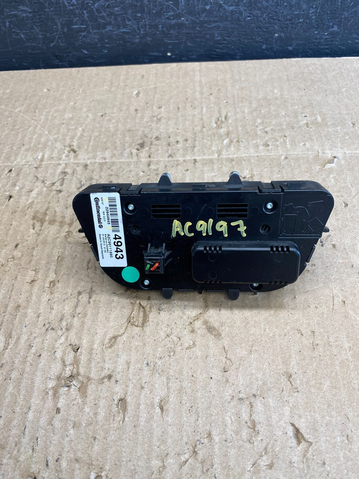 2013 to 2017 Buick Encore Climate Control AC HVAC 22944943 AC9197 DG2