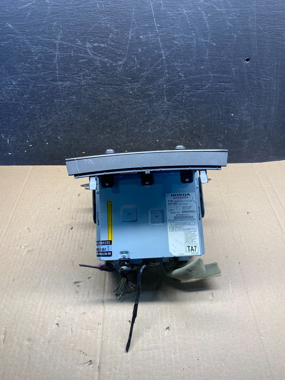 2012 Honda Pilot AM FM CD Audio Radio Player Climate Control AH7280 DG3