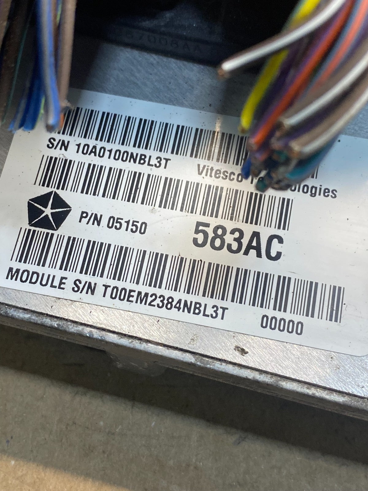 2011 Jeep Liberty 3.7L PCM ECM ECU Engine Control Module 05150583ac AH9853 DW2