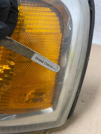 2002 to 2009 Gmc Envoy Left+Right Set Headlights Halogen AH6001 DW7