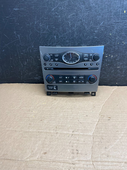 2009 to 2013 Infiniti G37 Radio Player Climate Control Panel Bezel af1934 DG0