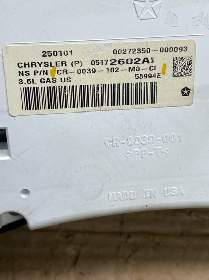 2011 Jeep Grand Cherokee 3.6L Speedometer Gauge Cluster OEM W3010 DG7