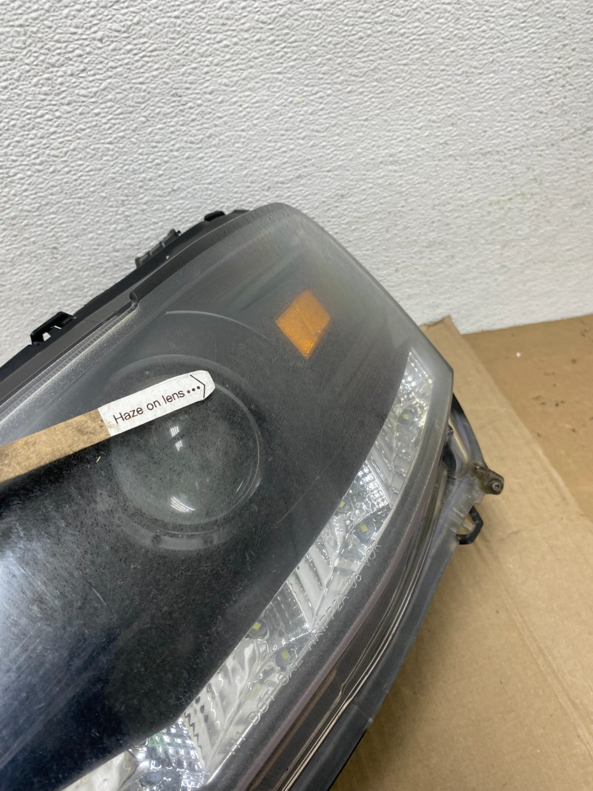 2008 - 2013 Mitsubishi Lancer Left+Right Set LED Black Headlight AE7080 DG7