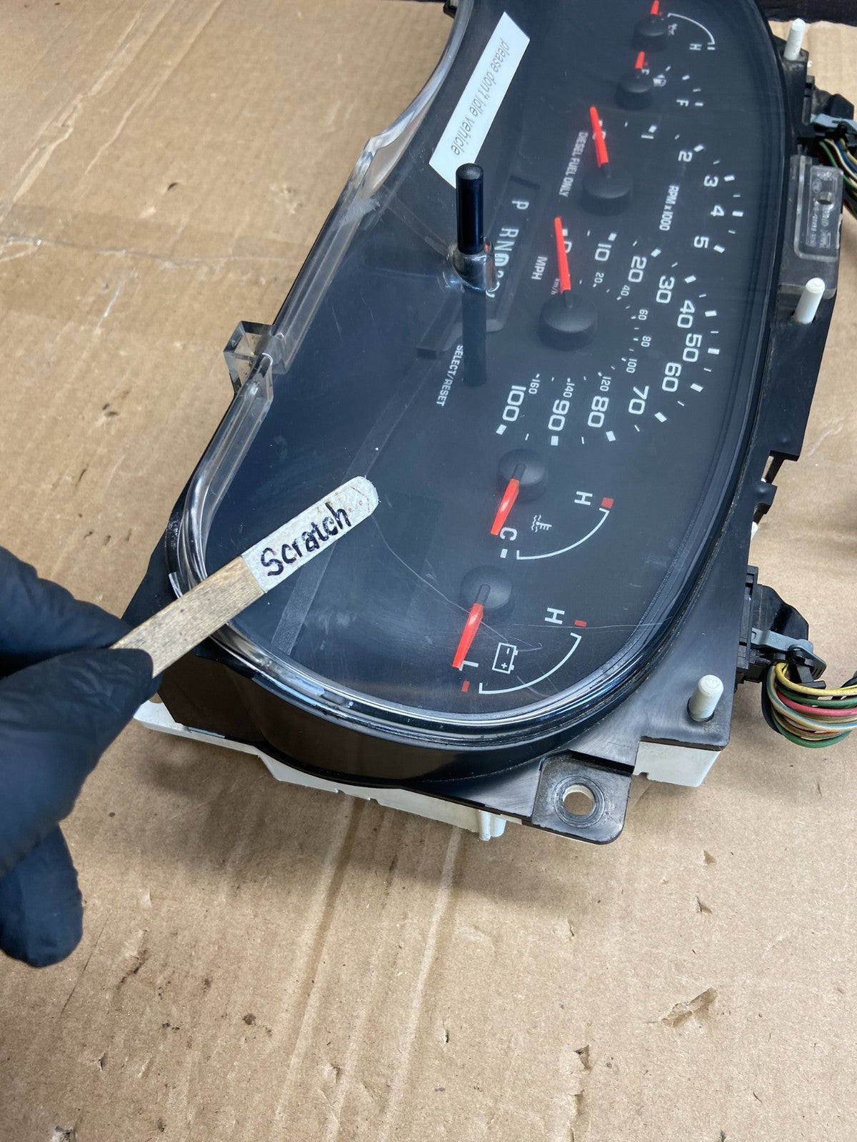 2006 Ford E350 Gauge Speedometer Cluster AF2792 DW3