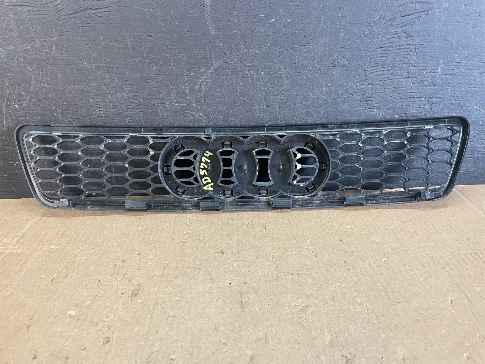 96-01 Audi A4 S4 B5 Black ABS Plastic Sport Mesh Front Hood Grille Grill AD57743