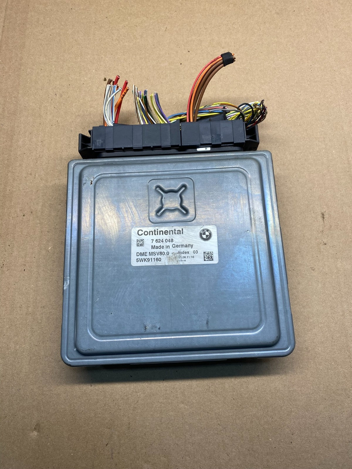 2011 - 2013 BMW 328i 528i E90 ECM ECU Engine Computer 7624048 AE6267 DG0