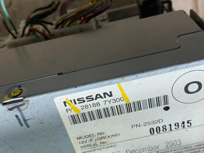 2004 - 2005 Nissan Maxima Screen Radio CD Navigation X6194 DG5