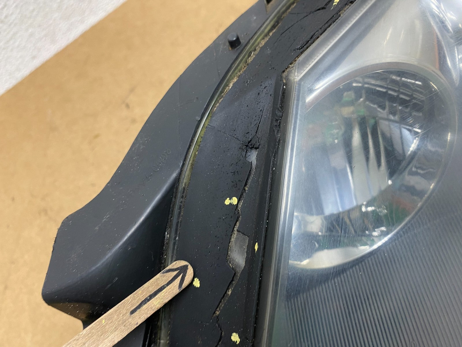 Halogen 2007 2008 2009 Mazda CX-7 Left Driver Headlight AE3258 DW7