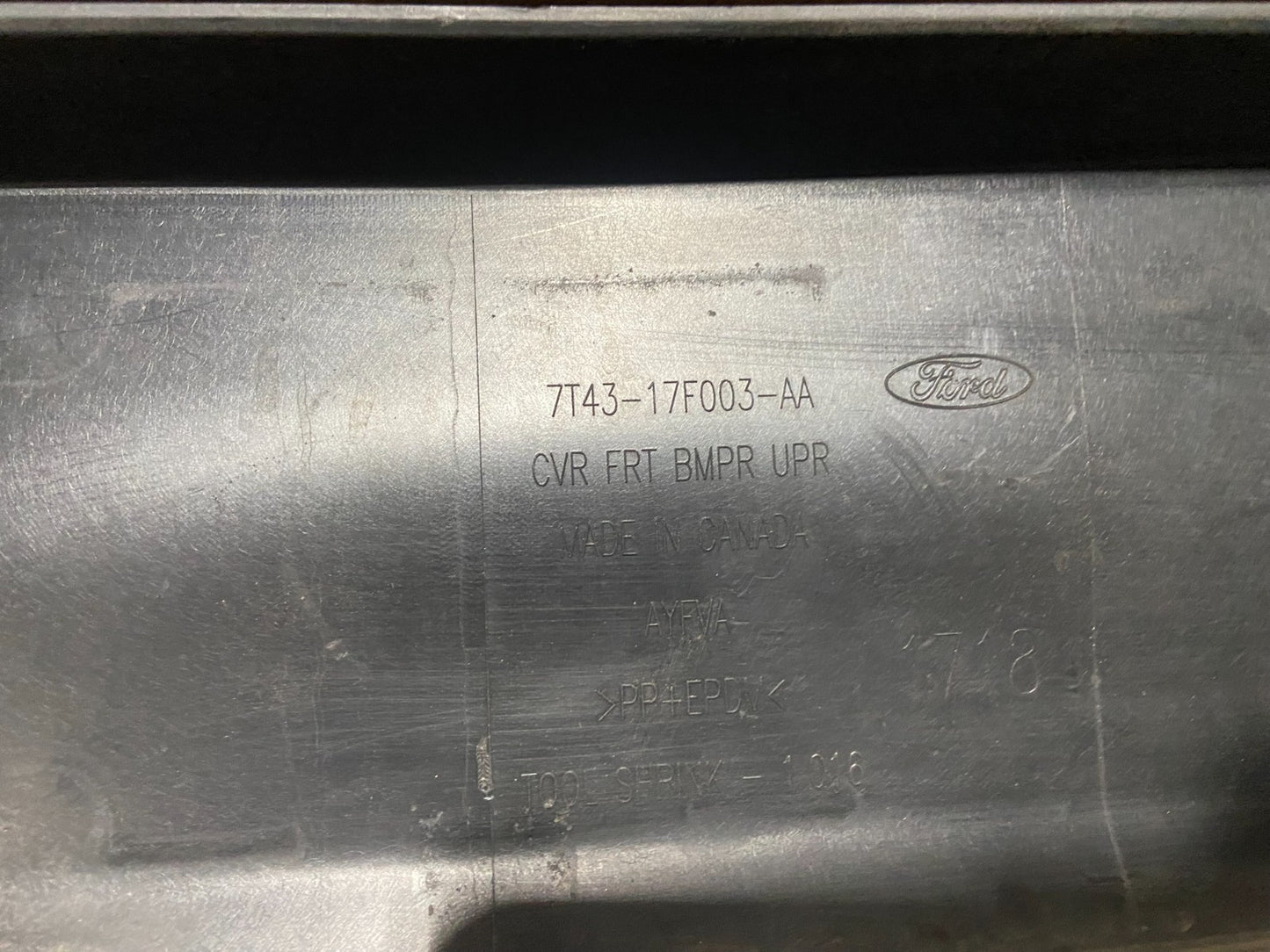 2007 to 2010 Ford Edge Front Bumper Cover Upper AB790911