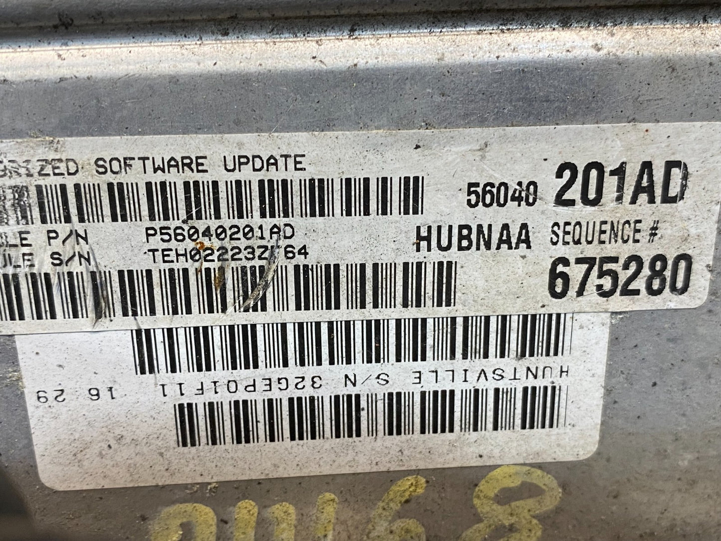 2002 Dodge Ram 4.7L Engine Computer Module ECM p56040201ad ECU AE8009 DW2