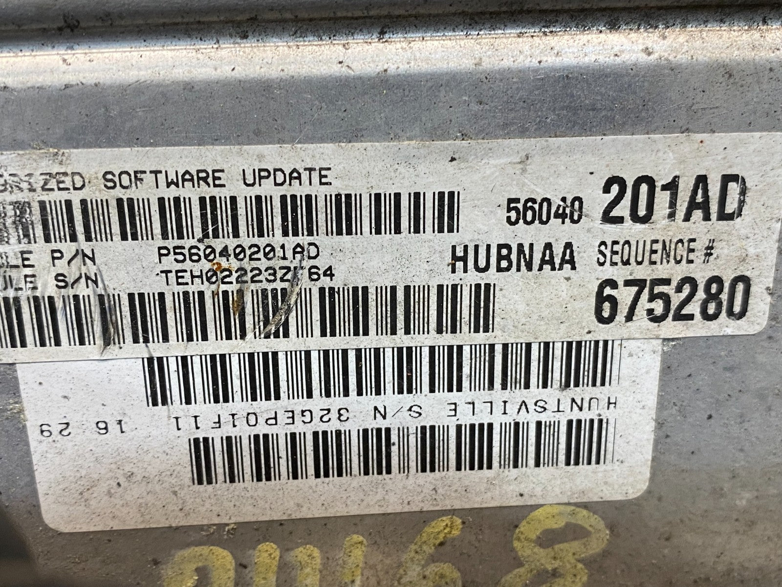 2002 Dodge Ram 4.7L Engine Computer Module ECM p56040201ad ECU AE8009 DW2