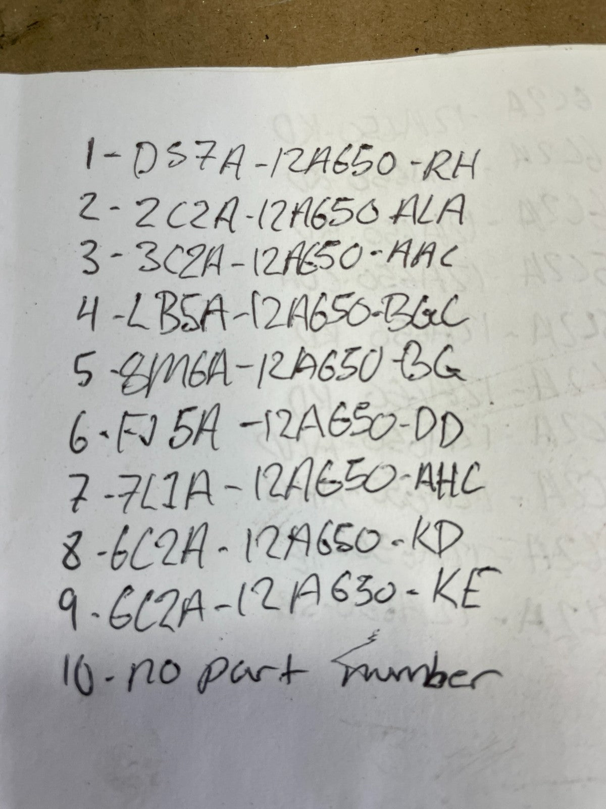 Mix of 10 Ford ECM Engine Computer Module AB76592